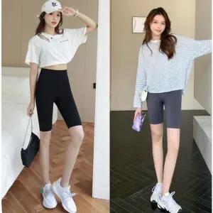 [LFKM05R4_58]홈트 운동레깅스 하이웨이스트 레깅스 5부