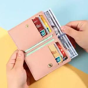 슬림 지갑 똑딱 카드 지폐 반지갑