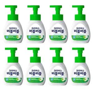 [크리넥스] 버블 항균 핸드워시 퓨어애플 250ml 8개