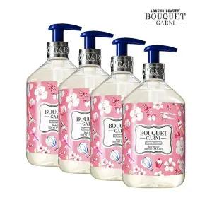 [부케가르니] 딥 퍼퓸 바디워시 체리블라썸향 520ml x4개