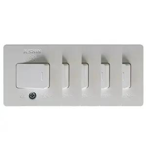 사각스위치 전기 전등 조명 1구 스위치 5P 똑딱이 방 전등 가정용 표준 벽스위치 거실 방 교체