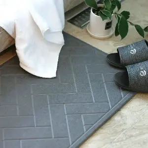 [NS홈쇼핑](타)마르다 3D 규조토 매트 헤링본 L 1+1개[35402499]