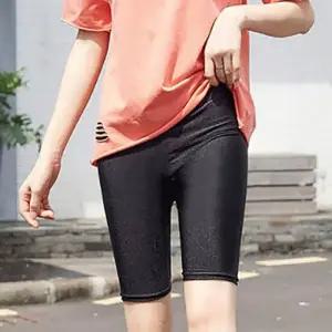 [MEIKP95P_58]두꺼운레깅스 아이스 냉감 레깅스 5부