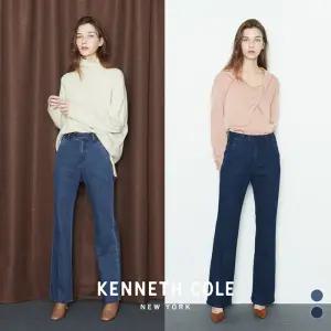 [케네스콜]여) 루즈플레어핏 데님 팬츠(HKPFDDF512P)