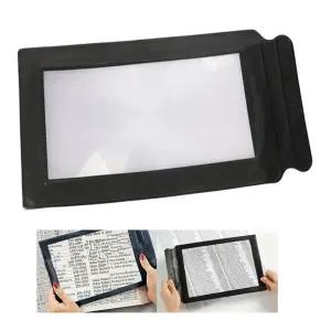 대형 돋보기 글씨 독서 책읽기 확대 사각 렌즈 휴대