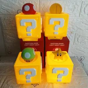 슈퍼마리오 인테리어 조명 수면등 물음표 선물 램프