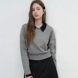 WOMAN 에센셜 카라 레이어드 풀오버 [3COL] / WBE3L05513