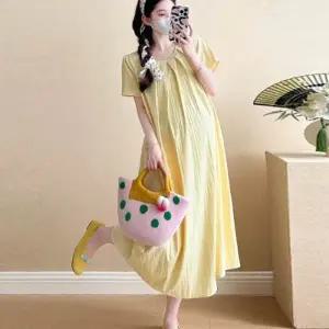 반팔 임부 원피스 여성 착용감 편안한 외출 여름