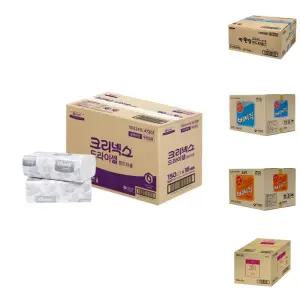 크리넥스 드라이셀 핸드타올 프리미엄 F150 2400매/세안용/피부/보호/세안/휴대용/핸드/티슈/청결/유지