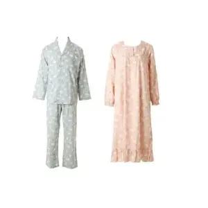 [갤러리아] [커플]비너스 부드러운 베어프린팅 파자마 원피스세트(VPA4571M/GN_2C)