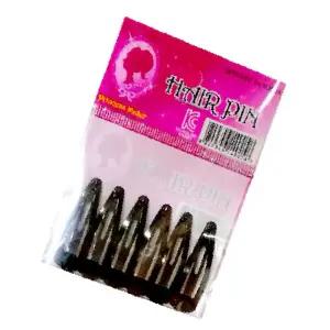 검정 똑딱핀 소 헤어핀 앞머리 포인트 삔 미니 머리핀 [ACA241]