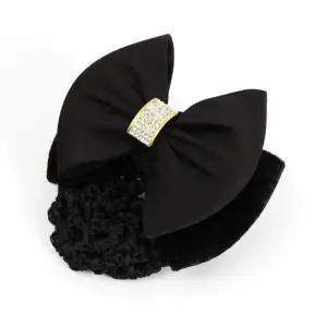 머리망 사각 큐빅 올림 머리 헤어 망 헤어핀 리본 헤어망 머리망 망사머리망 면접머리망