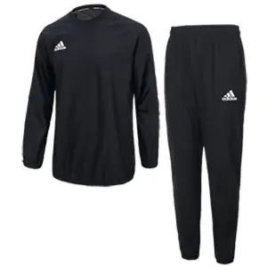 아디다스 사우나슈트 크루넥 세트 땀복(ADISS02B) 블랙 코팅/상의/하의/복싱/후드/조깅/런닝/자켓/다이어트