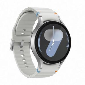 삼성 갤럭시 워치 7 (44mm) AI 스마트워치, 1.5인치 AMOLED 탑재, Wear OS 5, Wi-Fi, Bluetooth, 심박수, 수면 무호흡증 및 GPS 피트니스 트래커, 국제 모델 L310 (고속 충전기 포함, 실버)