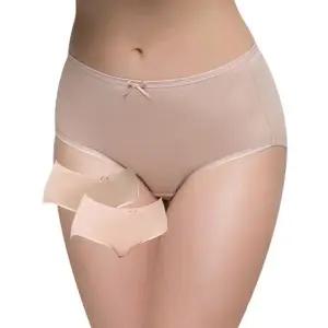 여성 편한 맥시 면 스판 삼각 팬티 3매