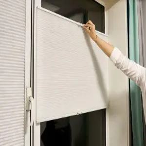 무타공 창문핏 블라인드 폴딩도어블라인드 붙이는 창문 셀프 햇빛가리개 암막