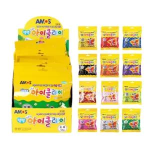 아모스 탱탱 아이클레이 50g 10개입 세트 점토놀이 유아미술놀이 유아클레이