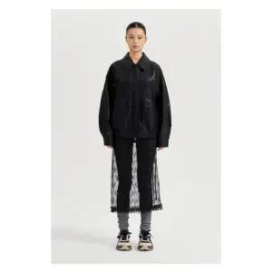 [롯데백화점]럭키슈에뜨 페이크 레더 점퍼 LQUAW25100