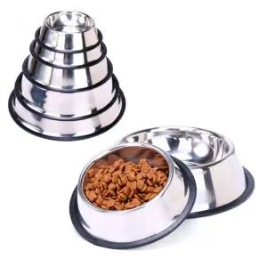 LW 스텐 애견식기 스테인레스 애견밥그릇 스텐식기 소형견 중형견 대형견