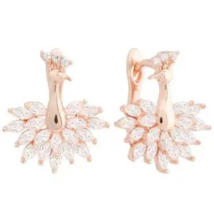 [오노마] ONM 여성귀걸이 14K 큐빅 원터치 새 블링 골드필드