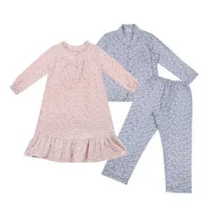 [갤러리아] 비비안 이중거즈 꽃프린트 순면 커플잠옷 GW8872A/MP8872A