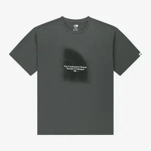 [노스페이스] [노스페이스 공식] NT7UR13K 화이트라벨 미스티 로고 반팔 라운드티_DARK GRAY