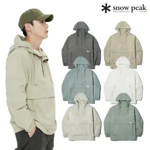 [롯데백화점]스노우피크 [최초가:179,000원] 캠플 아노락 캠핑룩 자켓 S22FURAN42_BS_L