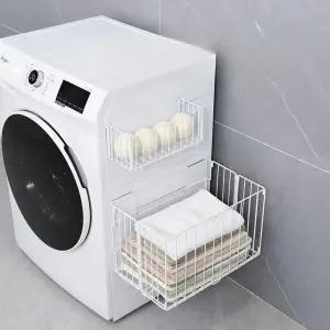 자석 빨래 바구니 공중부양 세탁기 접이식 세탁바구니 폴딩 접이식빨래바구니 보관함 틈새