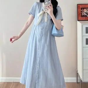 맘콩 원피스임부복 하객룩 귀여운임산부원피스 임산부