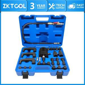 24피스 공압식 디젤 인젝터 풀러 키트, 19개 어댑터 포함 추출기
