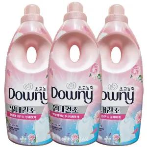NEW 다우니 엑스퍼트 실내건조 플로럴 블로썸(핑크) 초고농축 섬유유연제 1LX3개