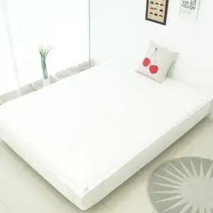 아잠 홑겹 방수시트 네모퉁이 밴딩 고정형 매트리스보호 패드 싱글(S)