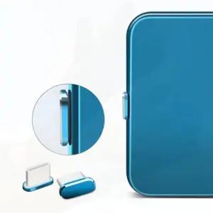 C타입 충전기 보호캡 USB 커넥터 먼지 방지 메탈 단자 케이블 마개 핀