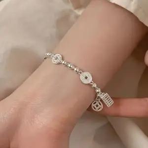 재물운을 불러오는 행운의 엽전 팔찌 S925