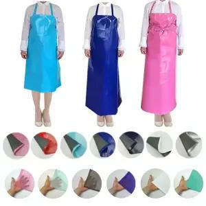 방수 앞치마 PU 양면코팅 우레탄 업소 식당 주방 작업 용