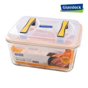 글라스락 핸디 밀폐용기 쌀통/김치통 직사각 6L