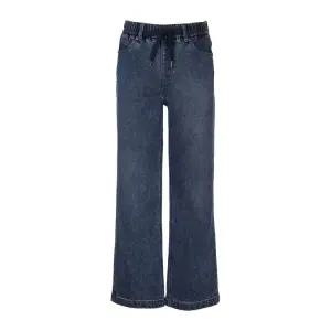 [롯데백화점]뱅뱅 여성 밴딩 기모 크롭 와이드 스판 청바지 NQL763