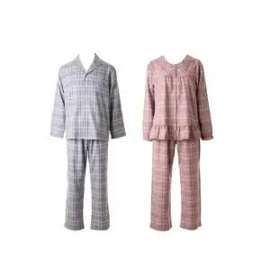 [갤러리아] [커플]부드러운 빅 체크선염 파자마(VPA4555WM_ 2C)