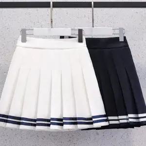 여아 아동 주니어 스쿨룩 주름 치마 교복 미니 스커트 (WFK0A4F)