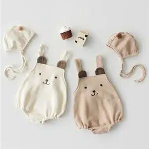 아동용 바디슈트 멜빵 의류 아기 폼폼 디자인 (WFK0HDH)