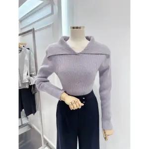 갤러리아 [ab.f.z] 폭스 퍼 세일러 카라 니트(ATZ4QW37K)