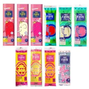 태화 고무장갑 뉴특대/꽃밴(L)/선밴(M)/올에이(중) 양손고무장갑