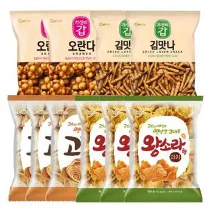 청우 전통과자 10종세트(왕3고3오2김2)