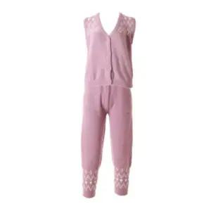 [갤러리아] 와코루 여)포근한 스웨터극세사 노르딕 조끼바지세트(WPA556W/WPA556WP)