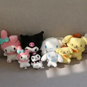 산리오 인형 키링/8종 가방 고리 캐릭터 굿즈 백참 쿠로미키링