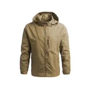 남성 아웃도어 후드자켓 작업복 캠핑 등산 낚시 M~3XL 바람막이 집업 점퍼