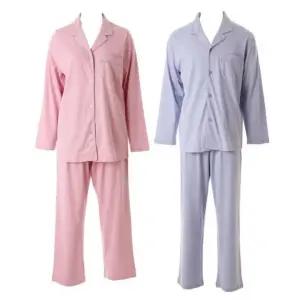 [갤러리아] [커플]와코루  살루트 면 니트 솔리드 파자마세트 [WPA2476M WPA2476W]