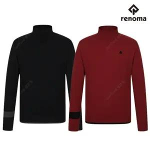 레노마골프 남성 겨울 라인 배색 풀오버 터틀넥 니트 RMSHN 4209