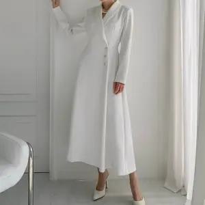 여자 봄 가을 겨울 무지 카라 랩 롱원피스 모임룩 하객룩 오피스룩 상견례 결혼식