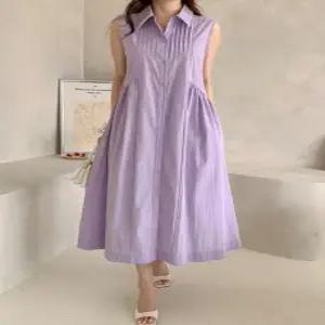 여자 여름 르 핀턱 민소매 나시 롱 원피스 썸머룩